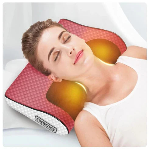 Almirah Mart™ Red Pillow Massager – جهاز تدليك الوسادة الحمراء