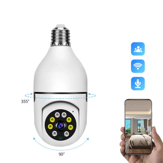 AlMirah Mart™ Night Vision Wireless Bulb Camera