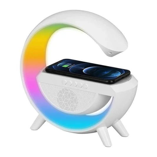 AlMirah Mart™ Led Wireless Charger Speaker