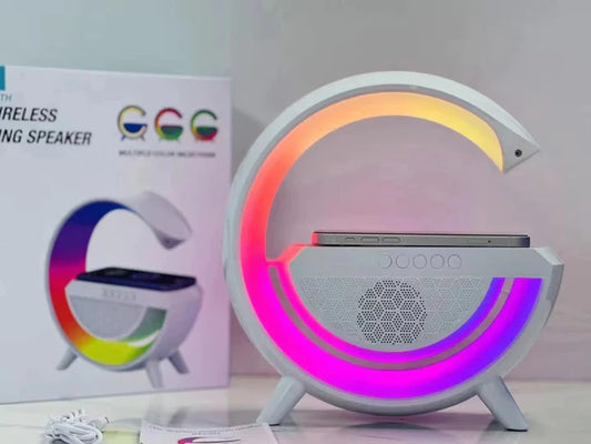 AlMirah Mart™ Led Wireless Charger Speaker